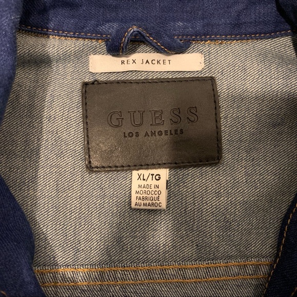 NWT Guess Rex Denim Jacket Men’s XL - Picture 6 of 8